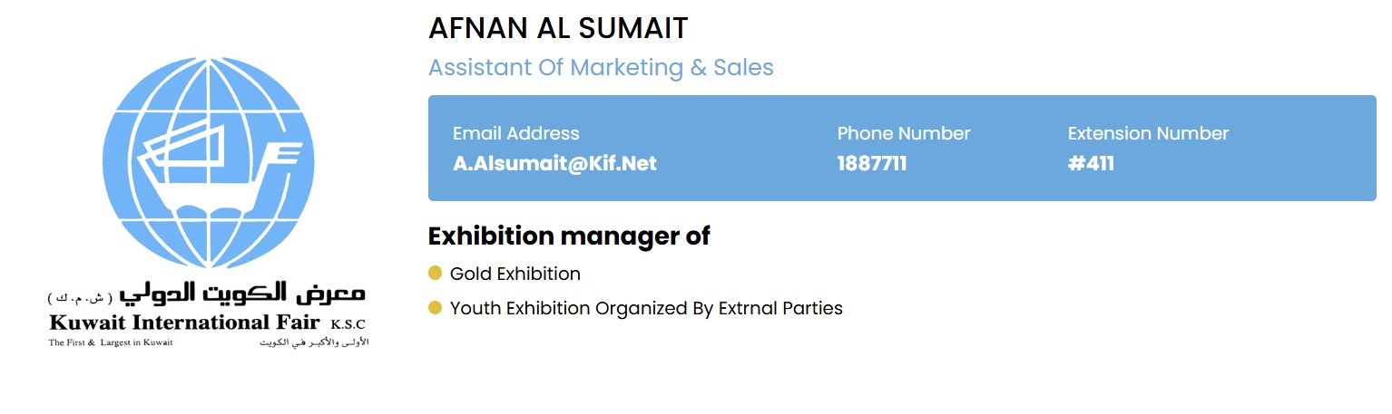Exhibition Managers